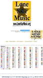 Mobile Screenshot of lonestarmusic.org